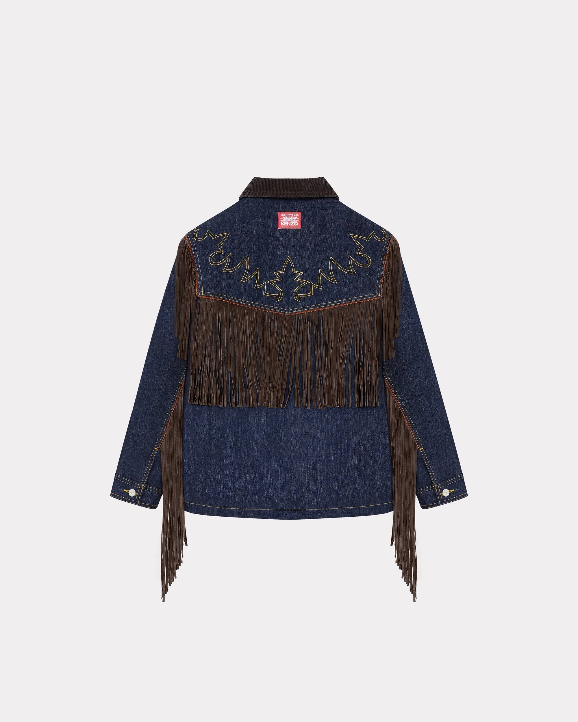 KENZO x LEVI'S® genderless  fringed denim jacket - 2