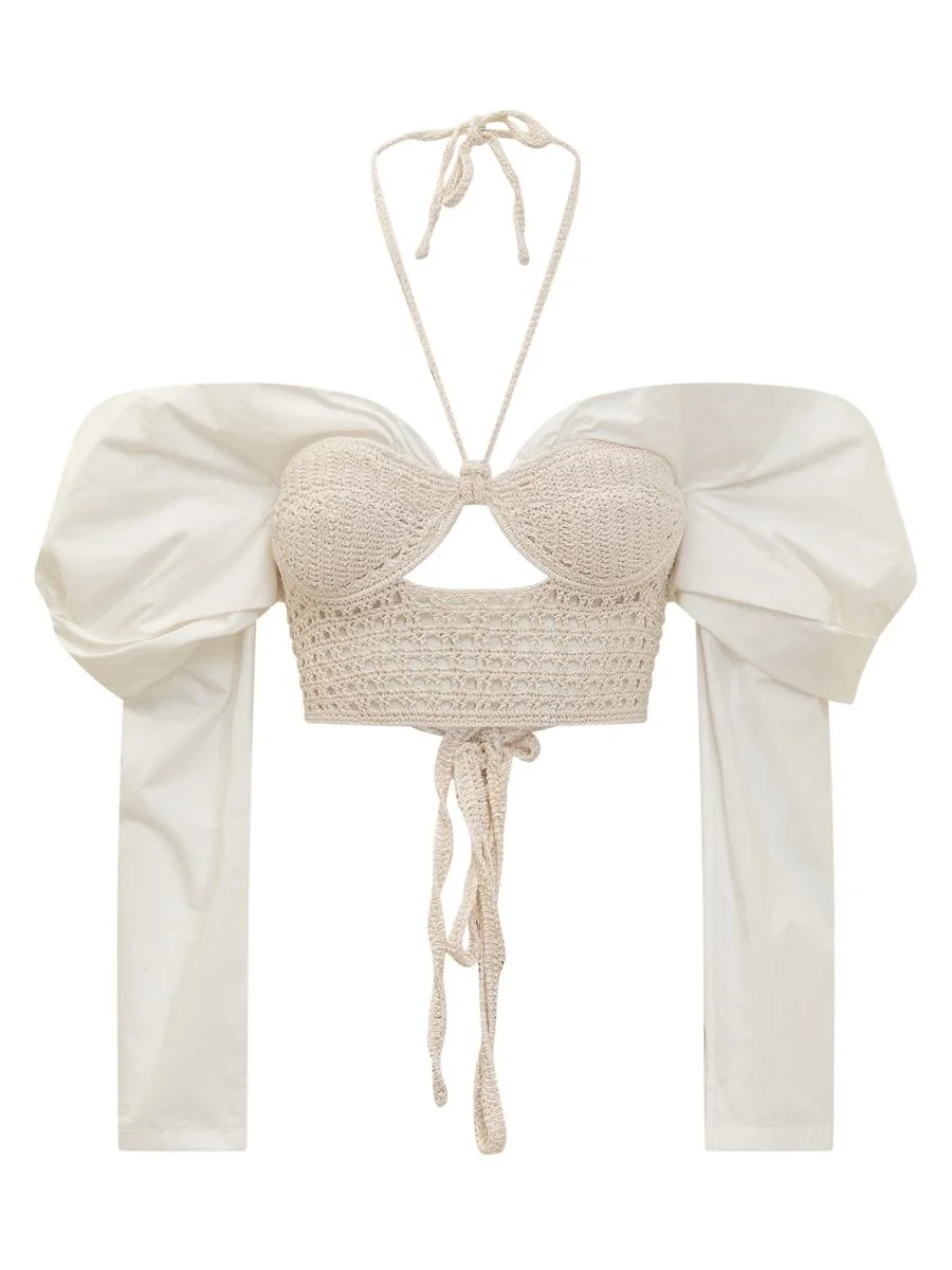 The Mannei Balloon Sleeve Shirt - 1