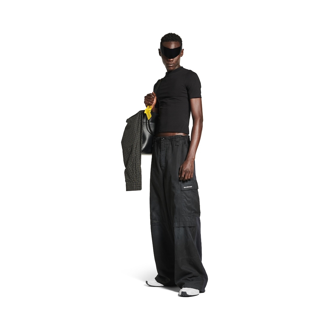 Men's Hybrid Large Fit Pants in Black/navy - 2