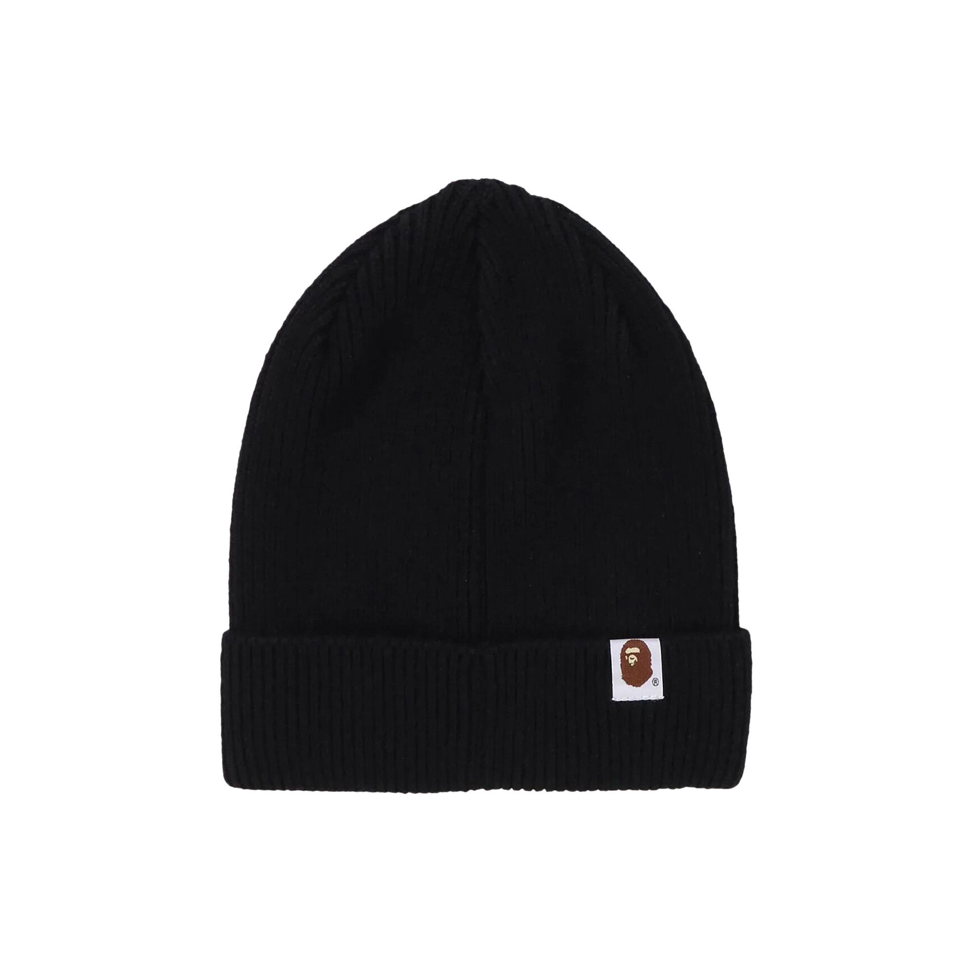 BAPE One Point Knit Cap 'Black' - 2