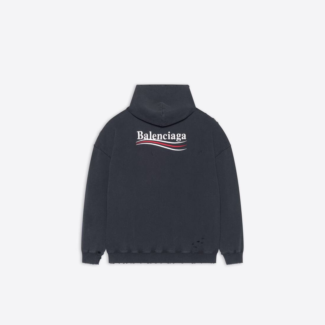 Women's Political Campaign Hoodie Large Fit in Black - 2