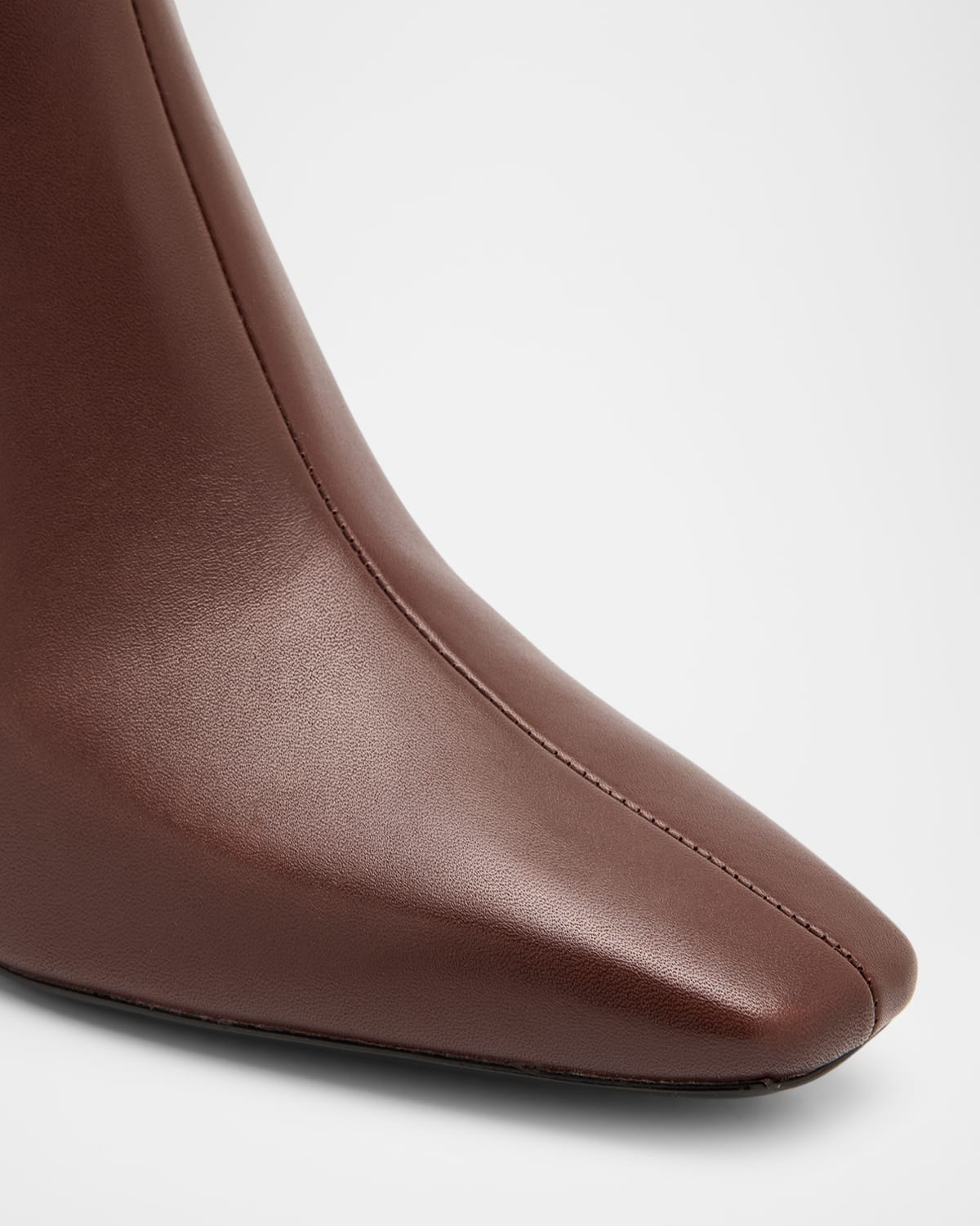 Avery Leather Zip Ankle Boots - 6