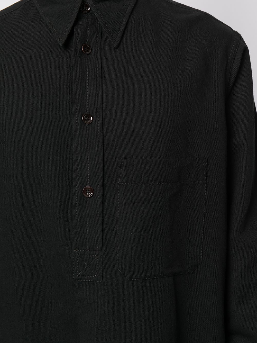 longline pullover shirt - 6