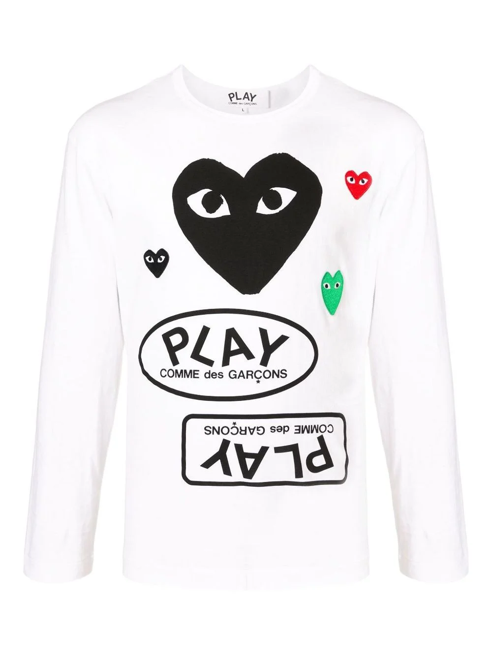heart-logo long-sleeve t-shirt - 1