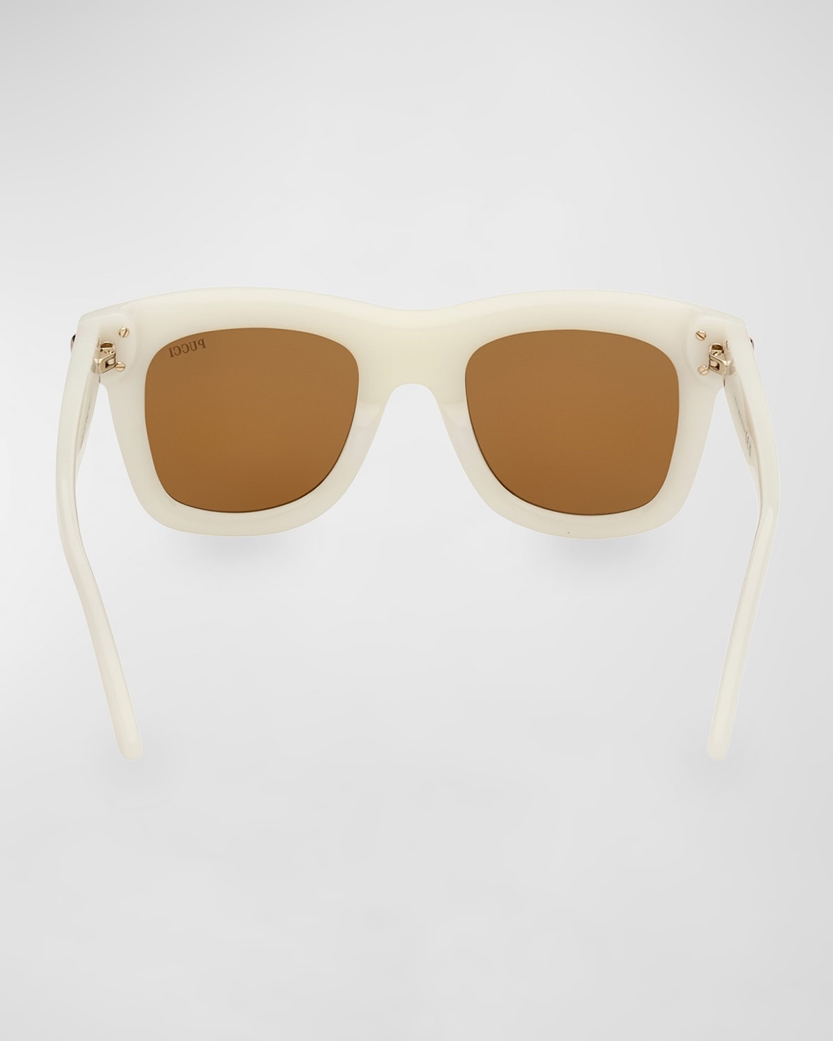 Logo Acetate Square Sunglasses - 5