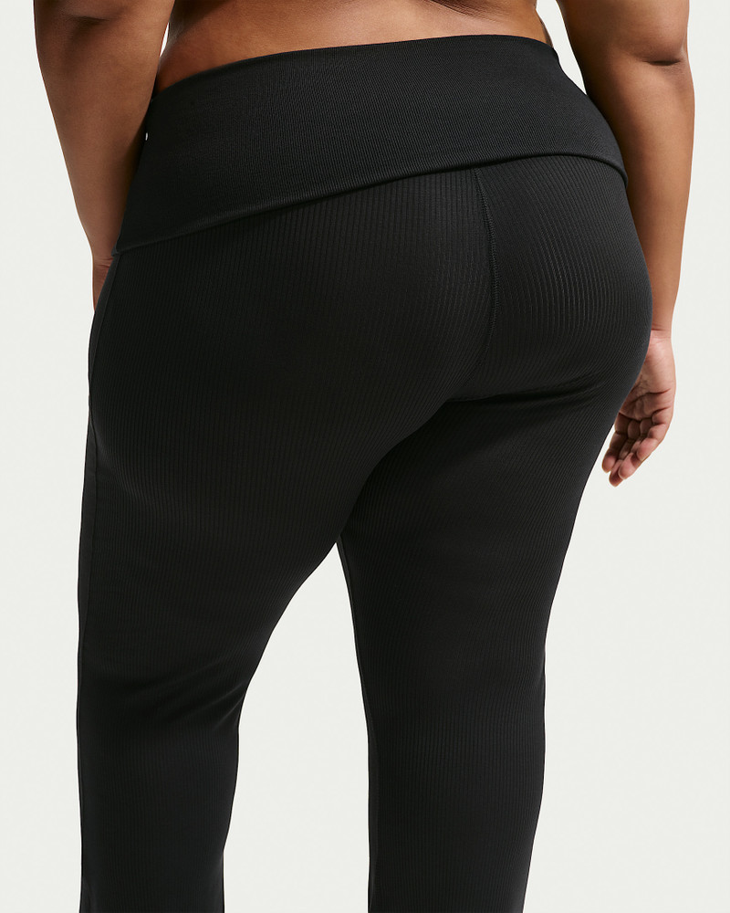 Nike Sportswear Chill Knit Women's Mid-Rise Tight Ribbed Pants (Plus Size) 3