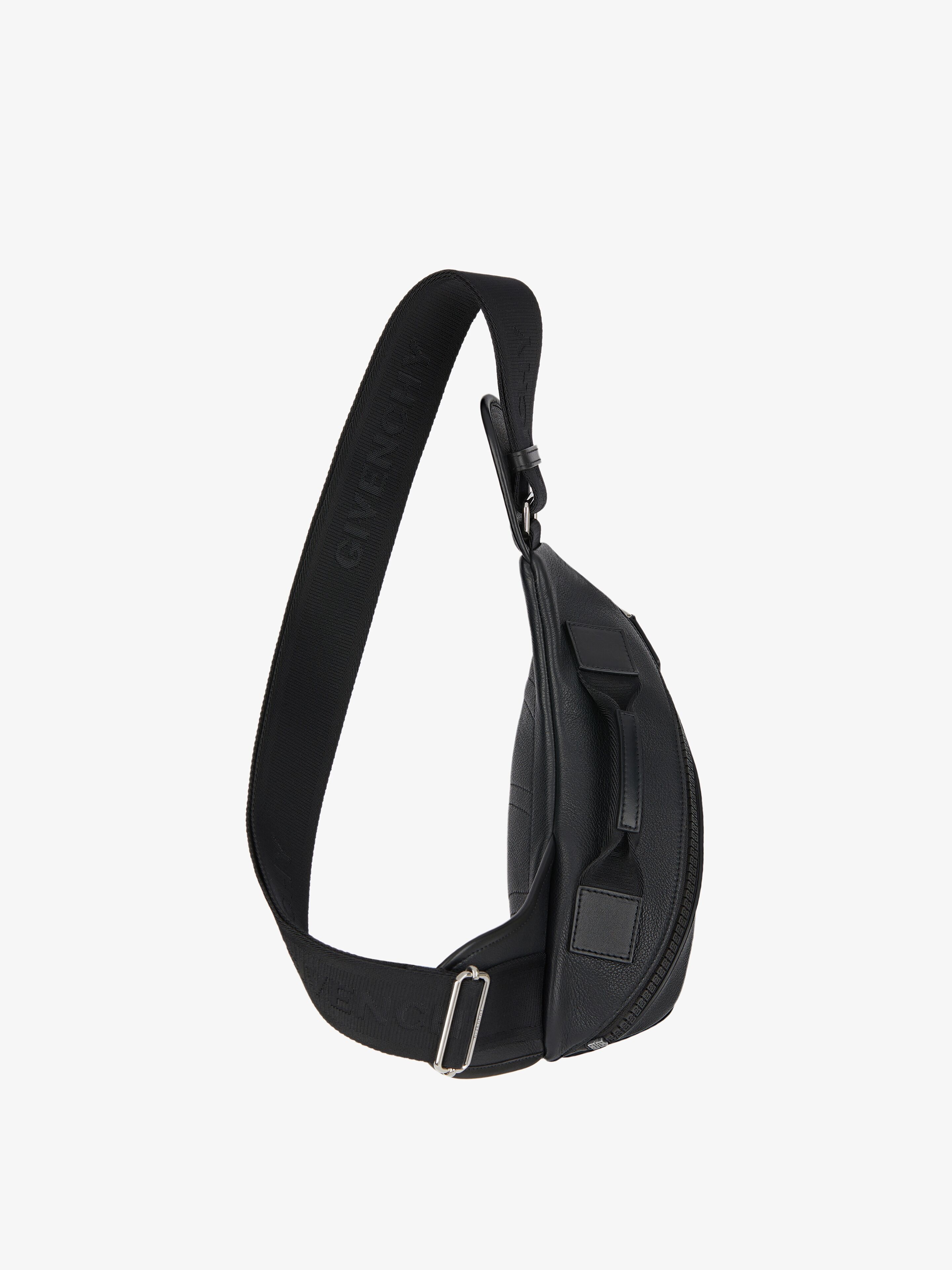 SMALL G-ZIP TRIANGLE BAG IN LEATHER - 3