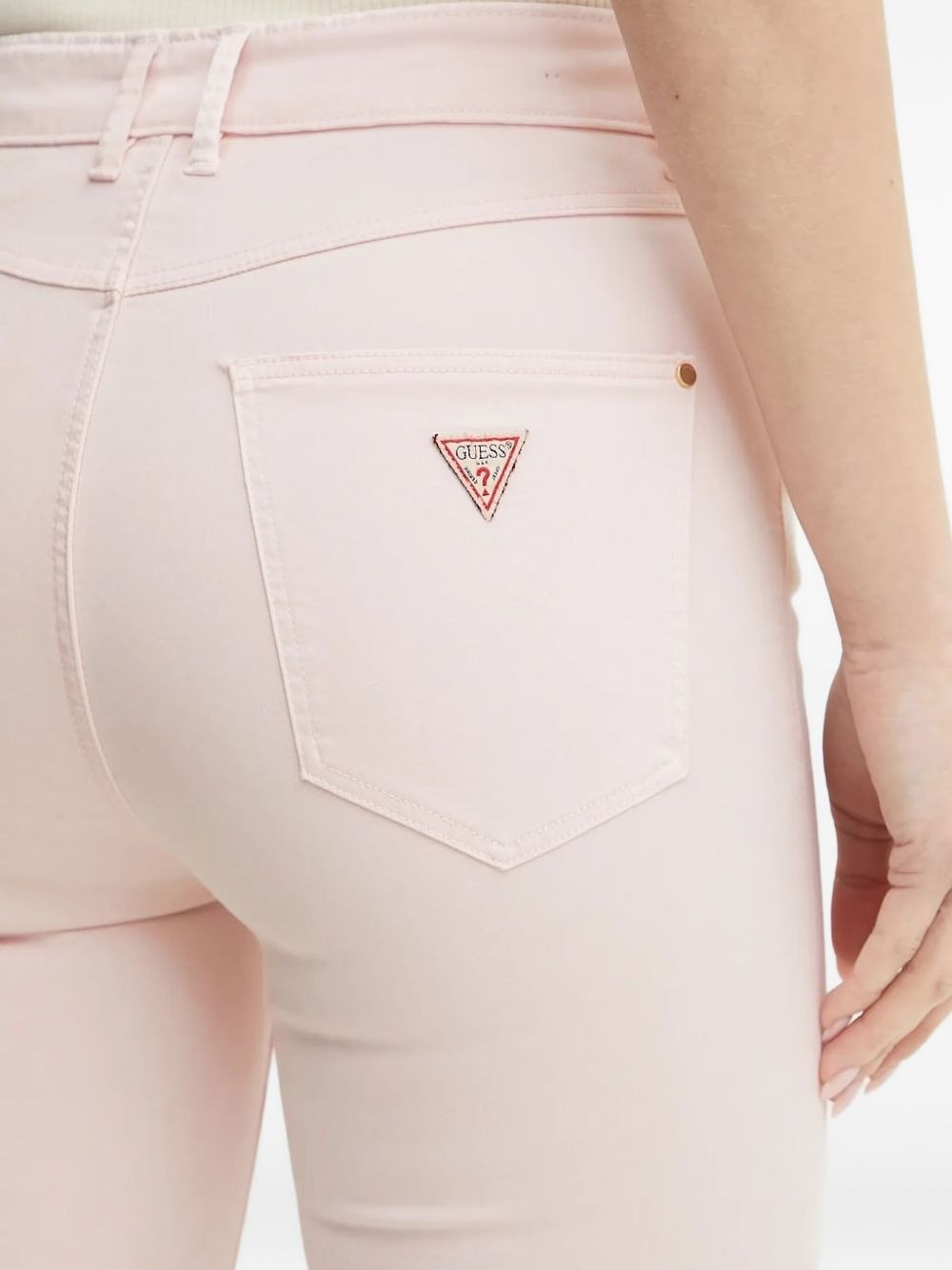 logo-detail five-pocket denim jeans - 4