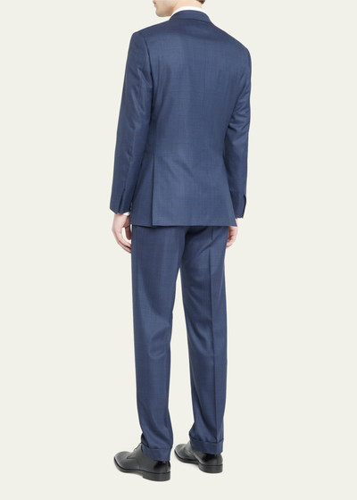 Brioni Men's Super 180s Plaid Wool Suit outlook