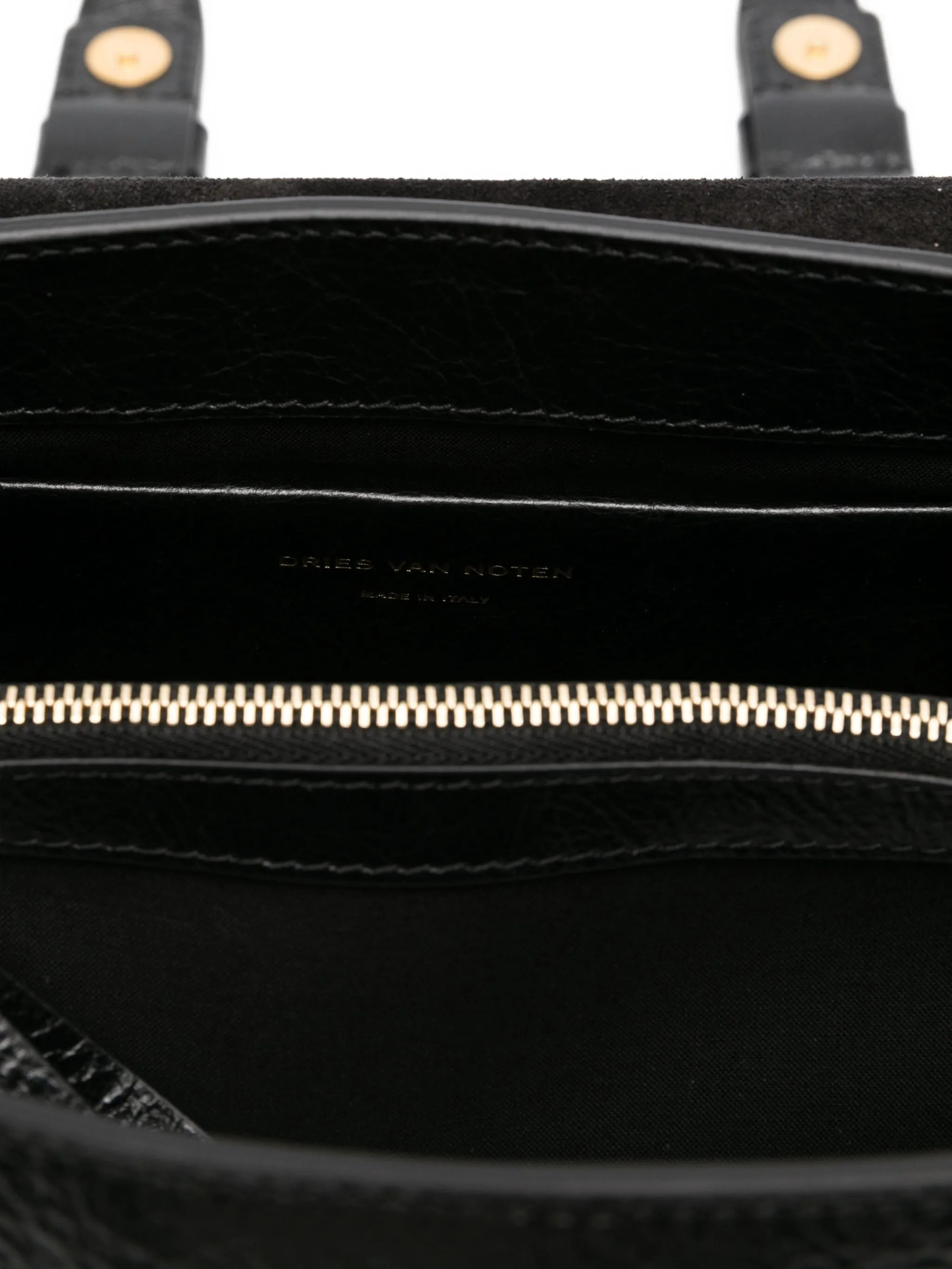 Dries Van Noten Leather Satchel Bag - 3