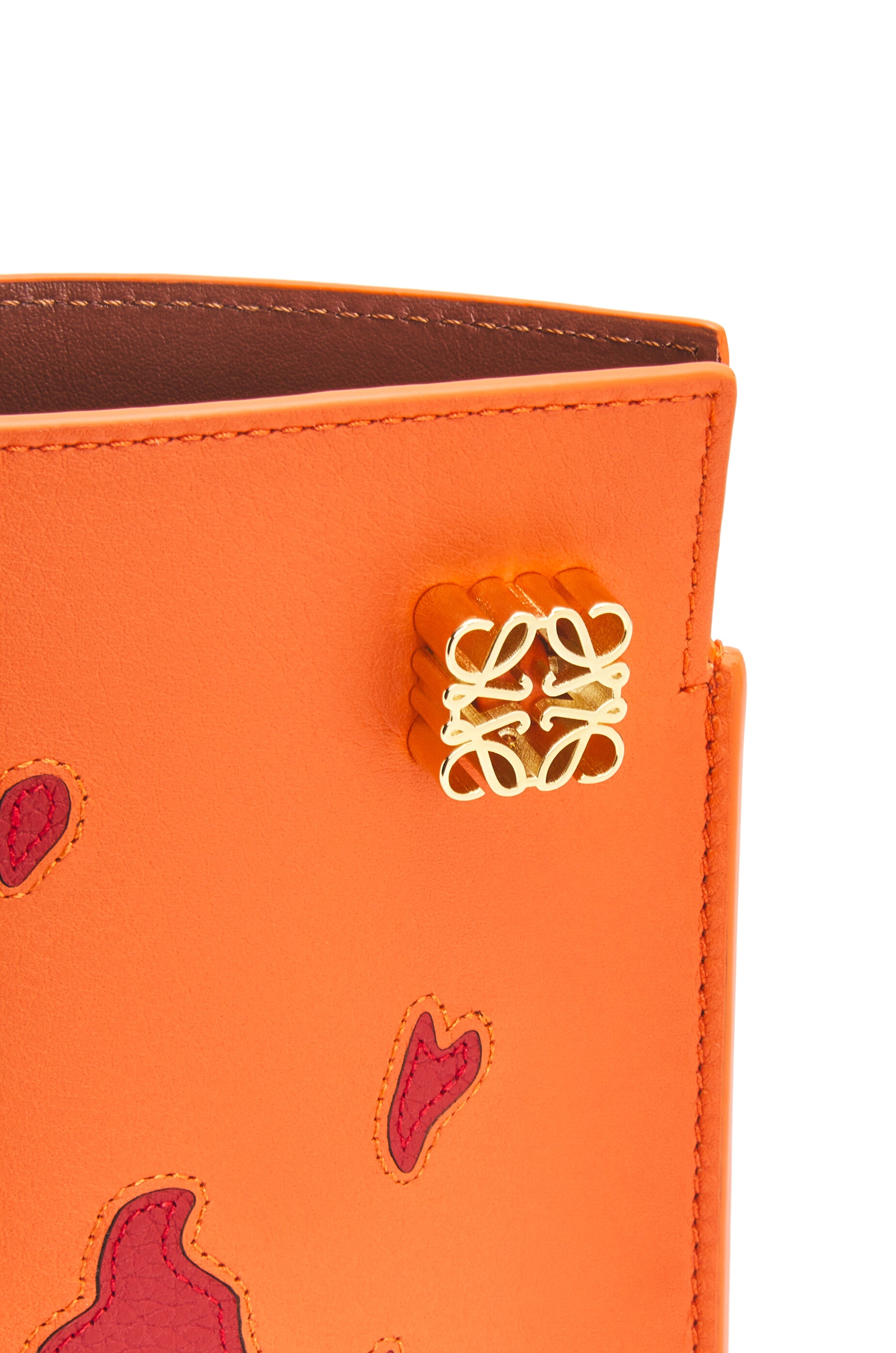 Calcifer dice pocket in classic calfskin - 9