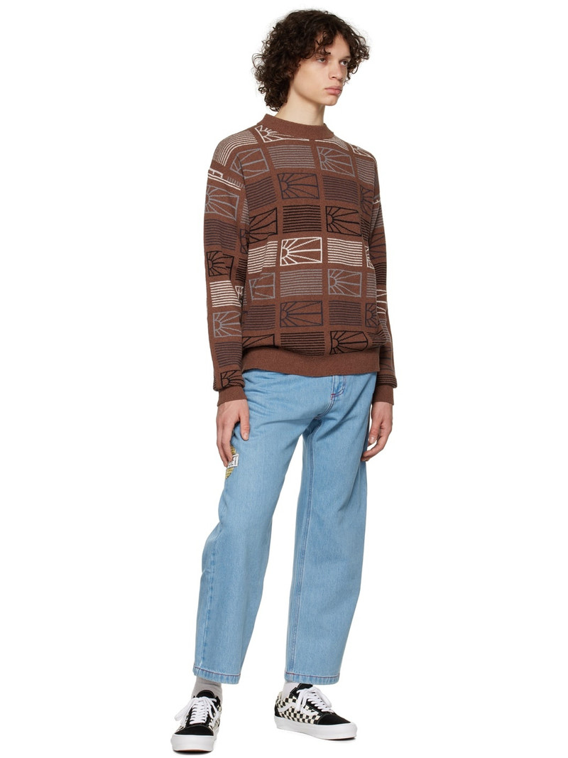 RASSVET Brown Jacquard Sweater outlook