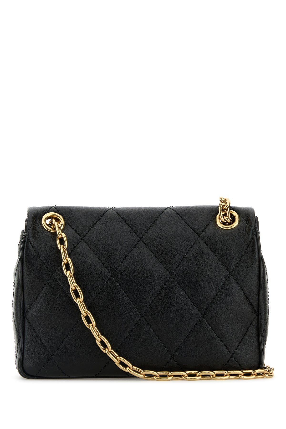 Black leather small Strand shoulder bag - 3