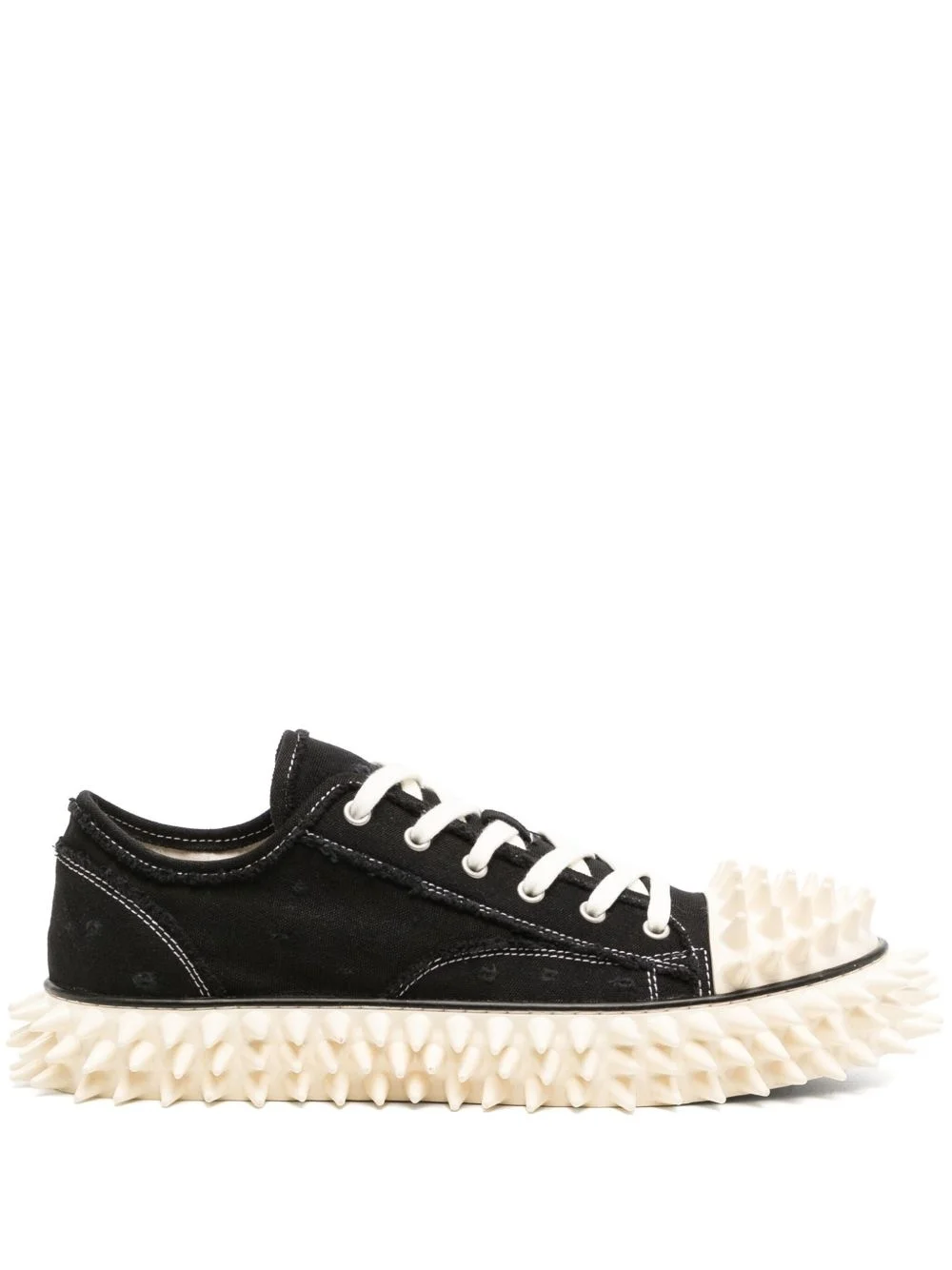 Spiky canvas sneakers - 1