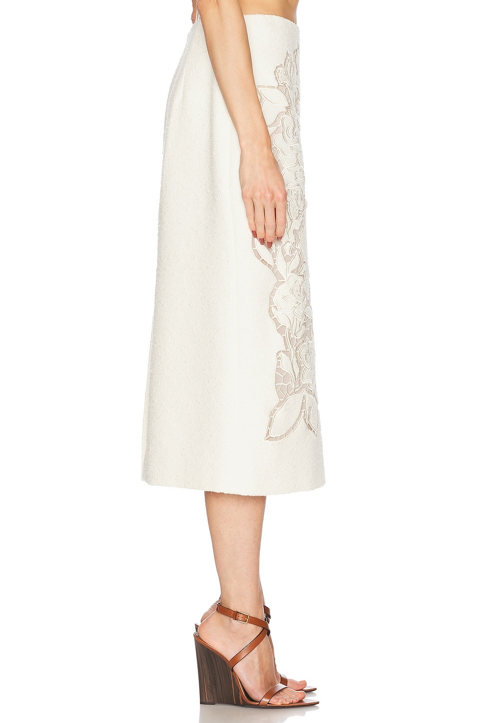 Tweed Midi Skirt - 3