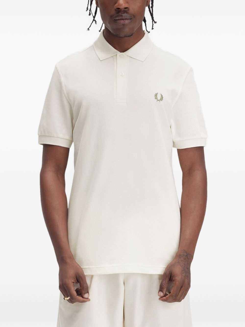 logo-embroidered polo shirt - 2