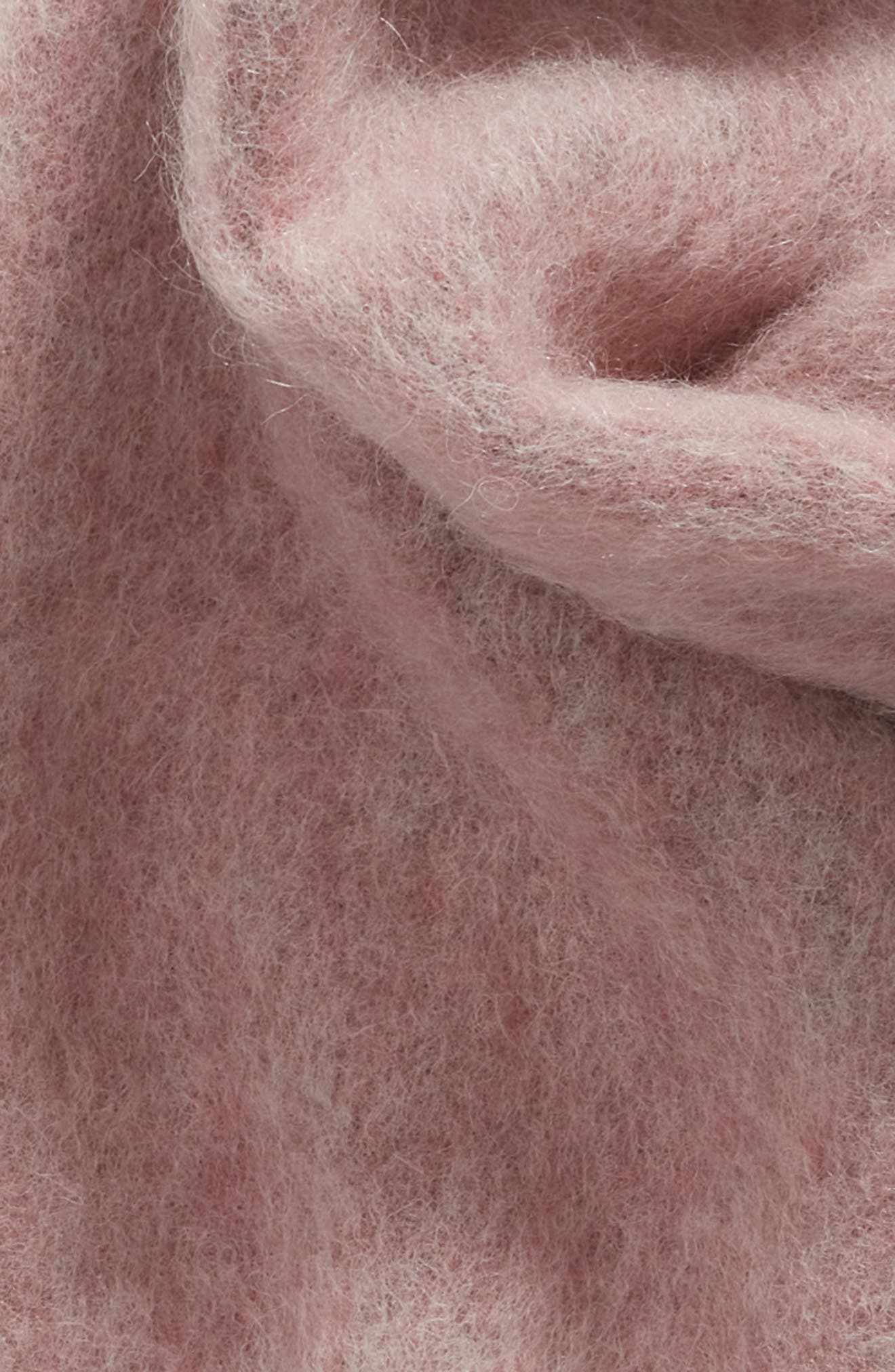 Acne Studios Valley Fringe Scarf in Dusty Pink at Nordstrom - 4