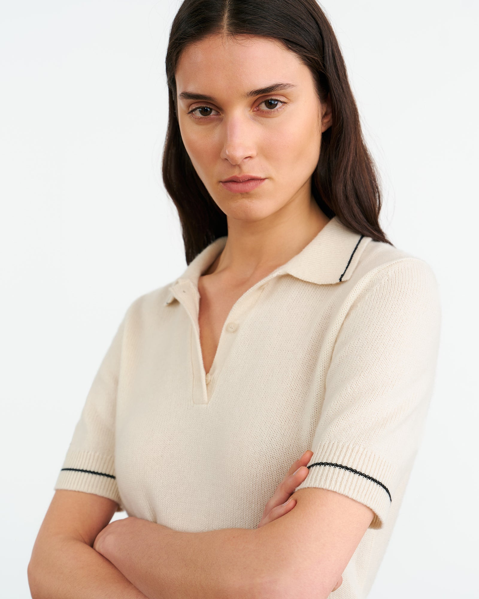 CARLINE CASHMERE POLO - 3