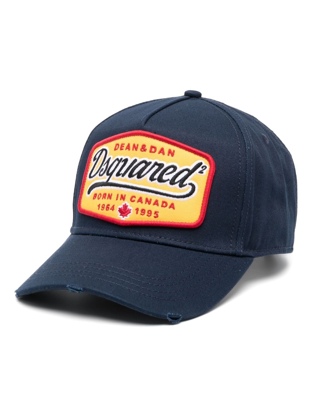 logo-patch baseball cap - 1