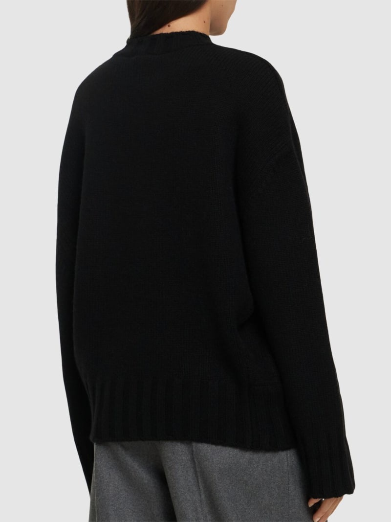 Merino wool & cashmere sweater - 3