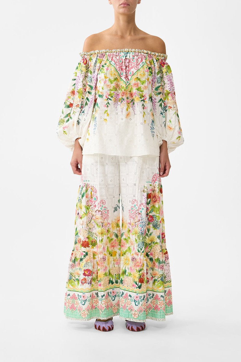 CAMILLA TROUSER WITH TIERED PANELS outlook