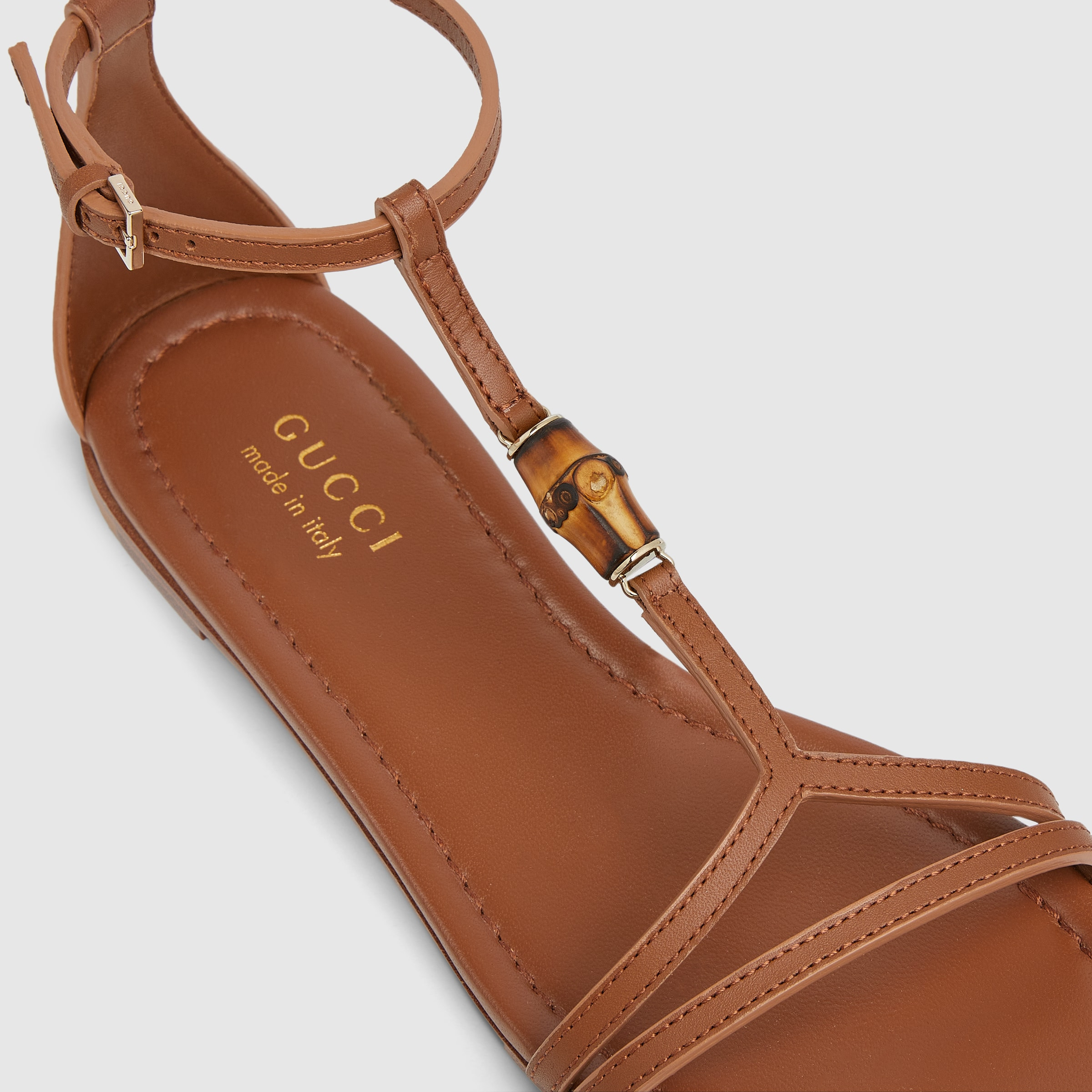 Women's sandal with bamboo detail - 4