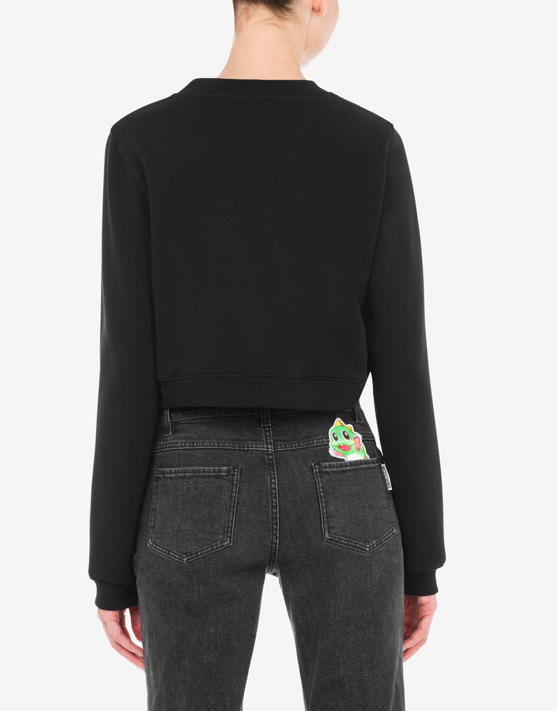 Moschino CHINESE NEW YEAR CROPPED SWEATSHIRT outlook