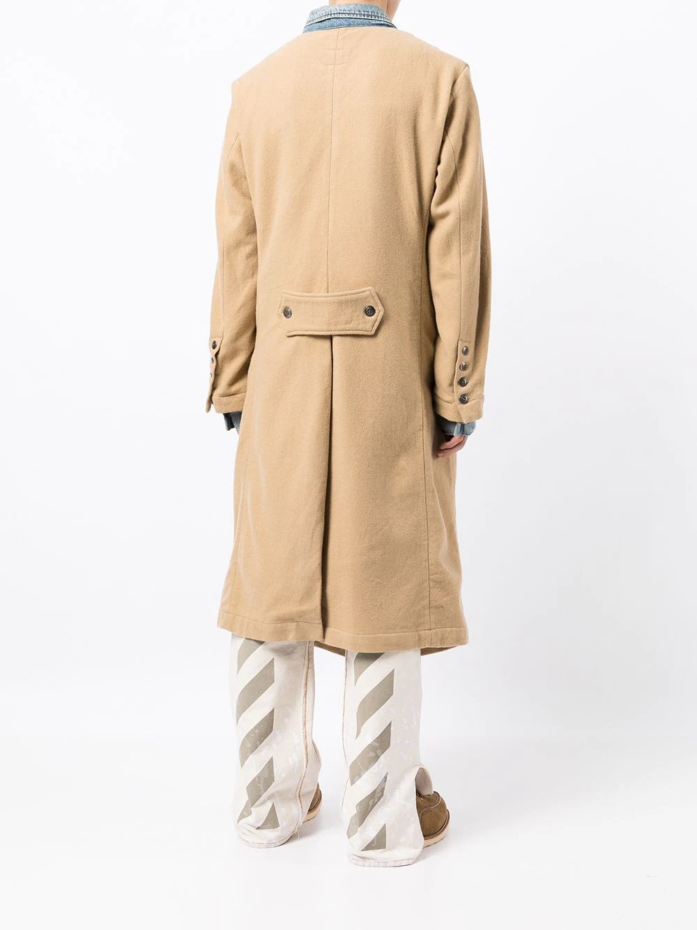 layered trench coat - 4