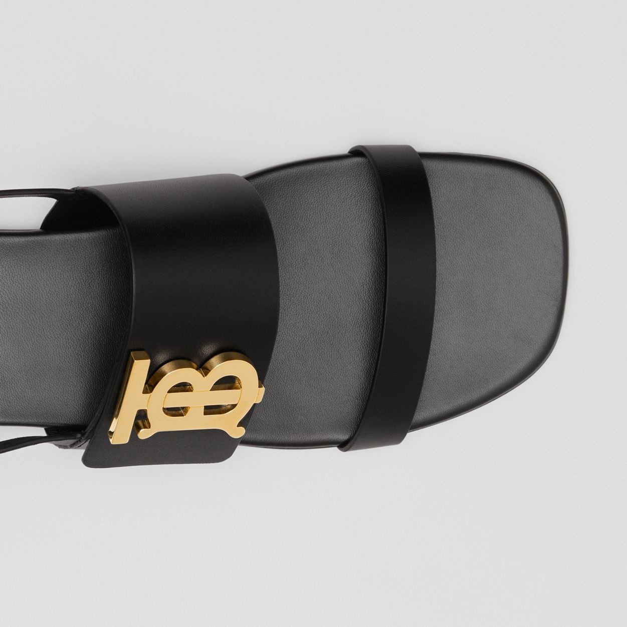 Monogram Motif Leather Sandals - 3