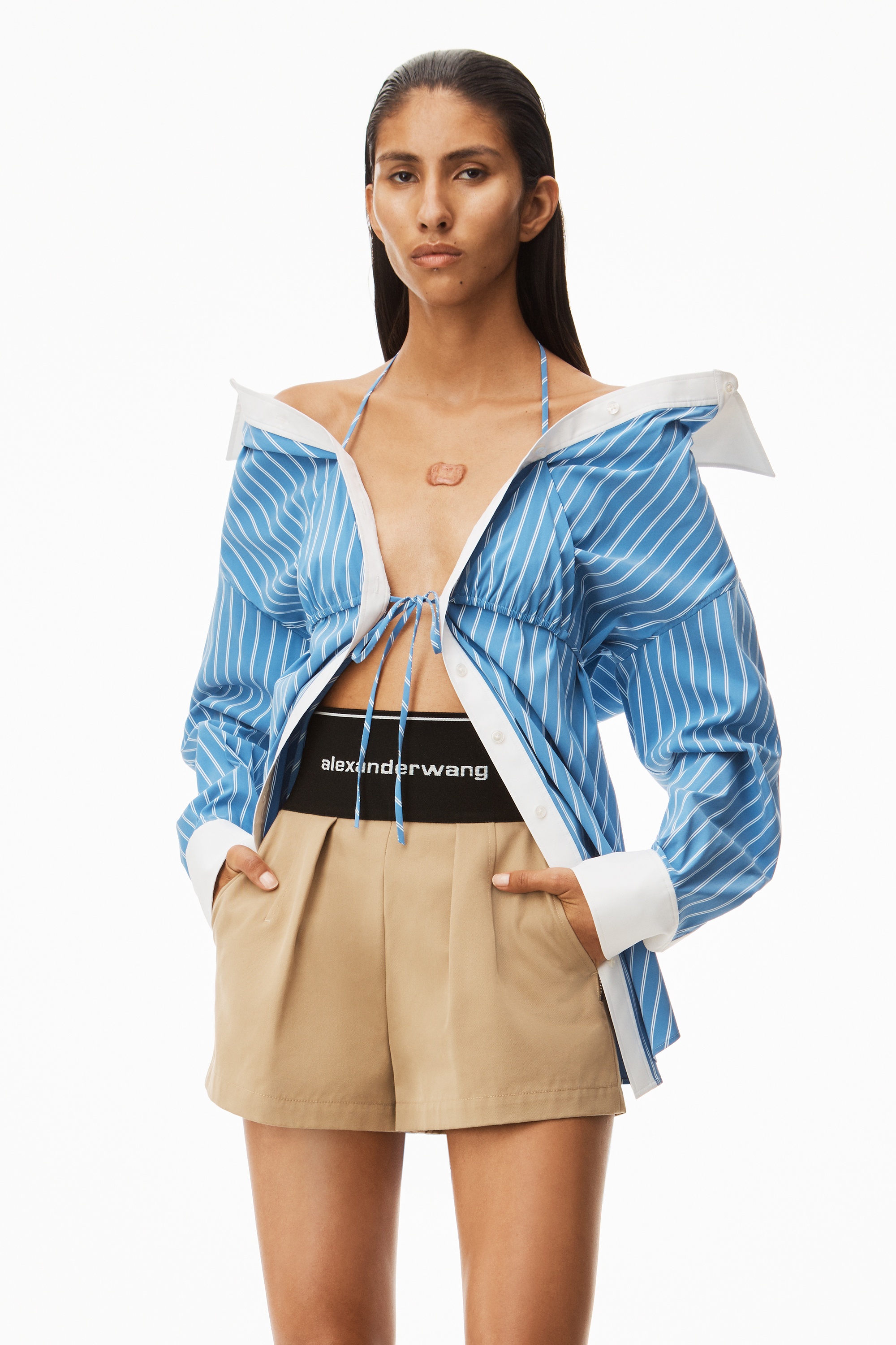 SAFARI SHORT IN COTTON TAILORING - 4