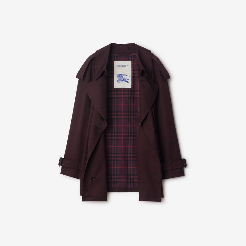 Short Gabardine Fitzrovia Trench Coat 6