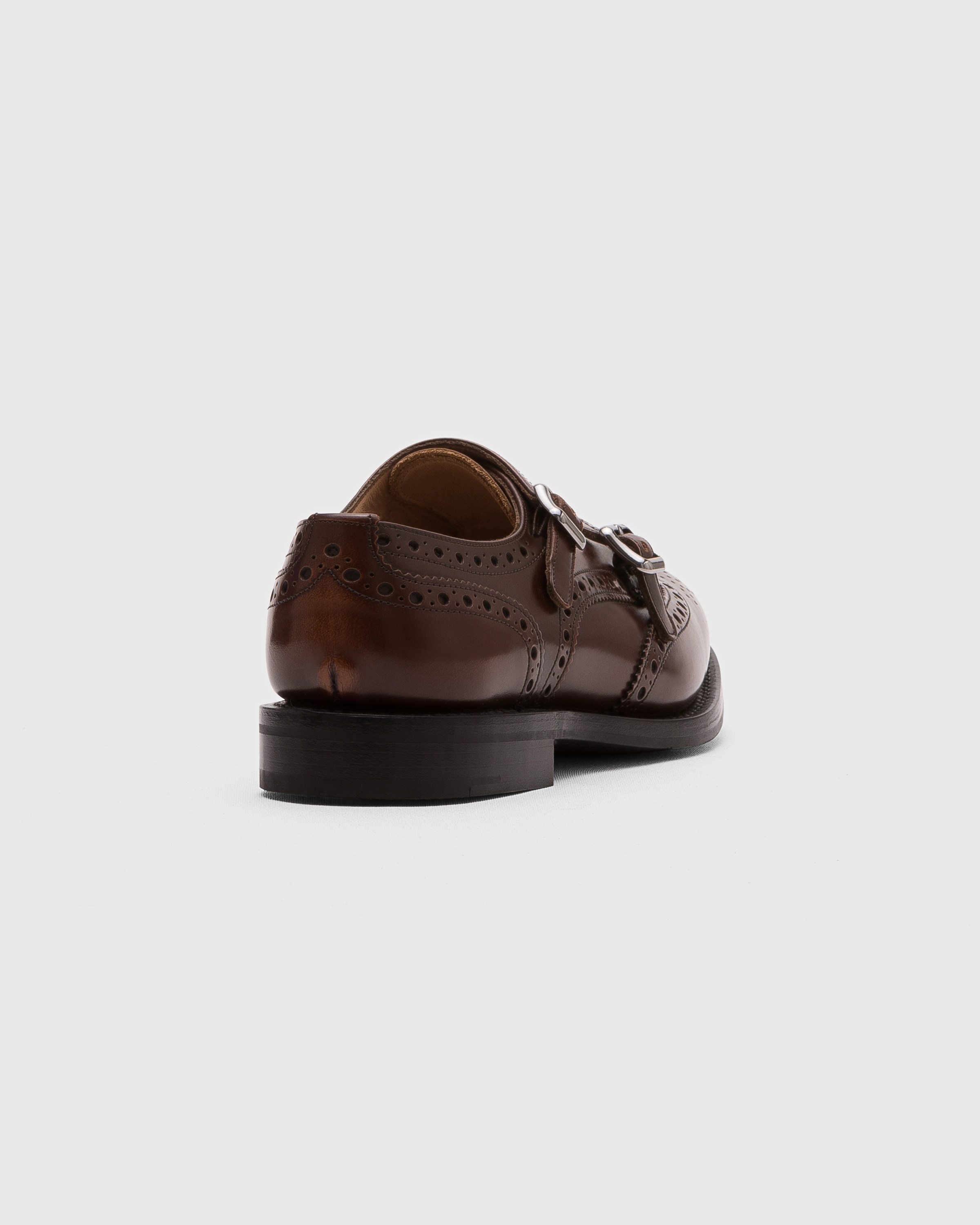 Polished Fumè Monk Brogue - 4