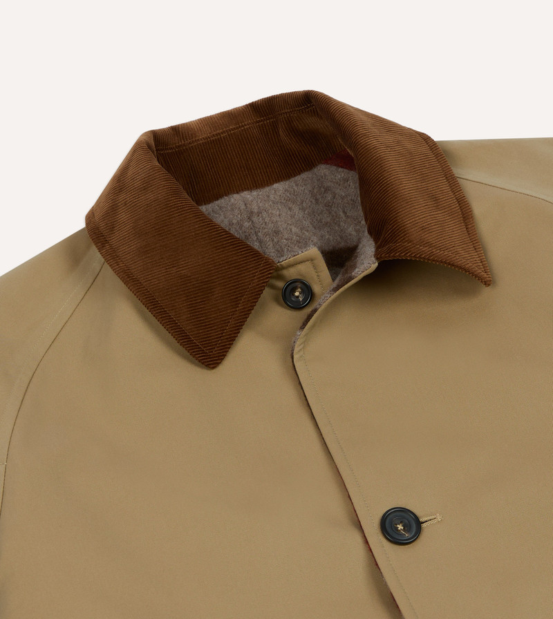 Reversible Cotton–Blanket Raglan Mac 4