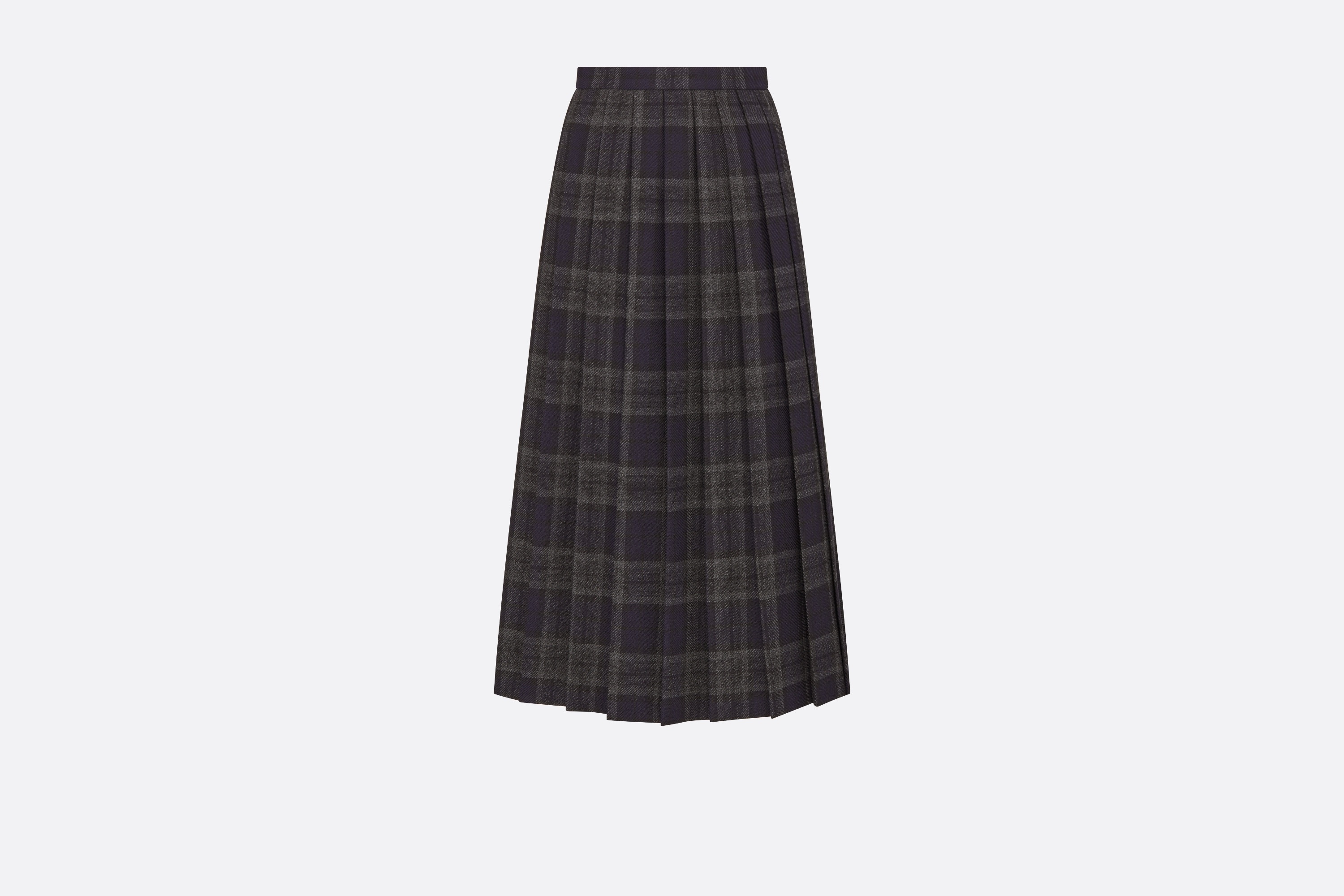 Pleated Long Skirt - 1