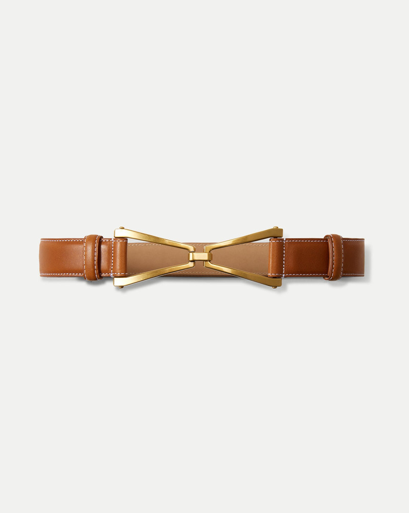 V LEATHER BELT 1