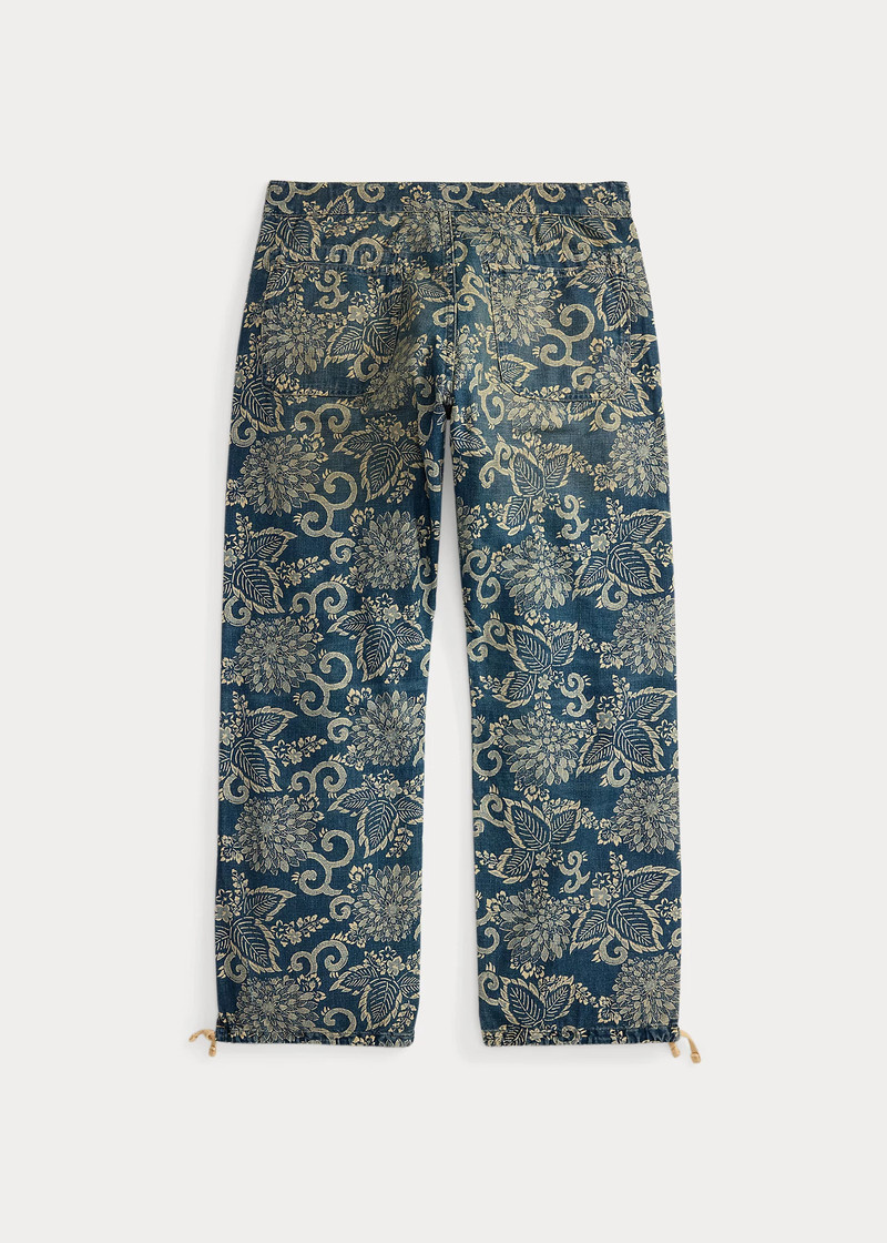 RRL by Ralph Lauren Indigo Print Woven Pant outlook
