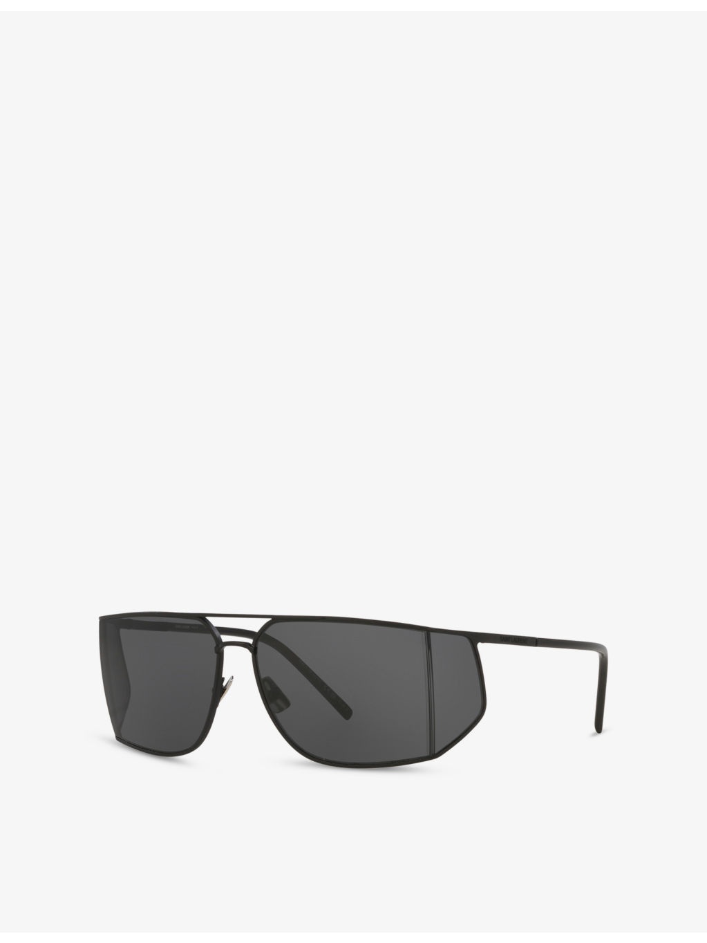 SL 750 Rectangular-Frame Metal Sunglasses - 2