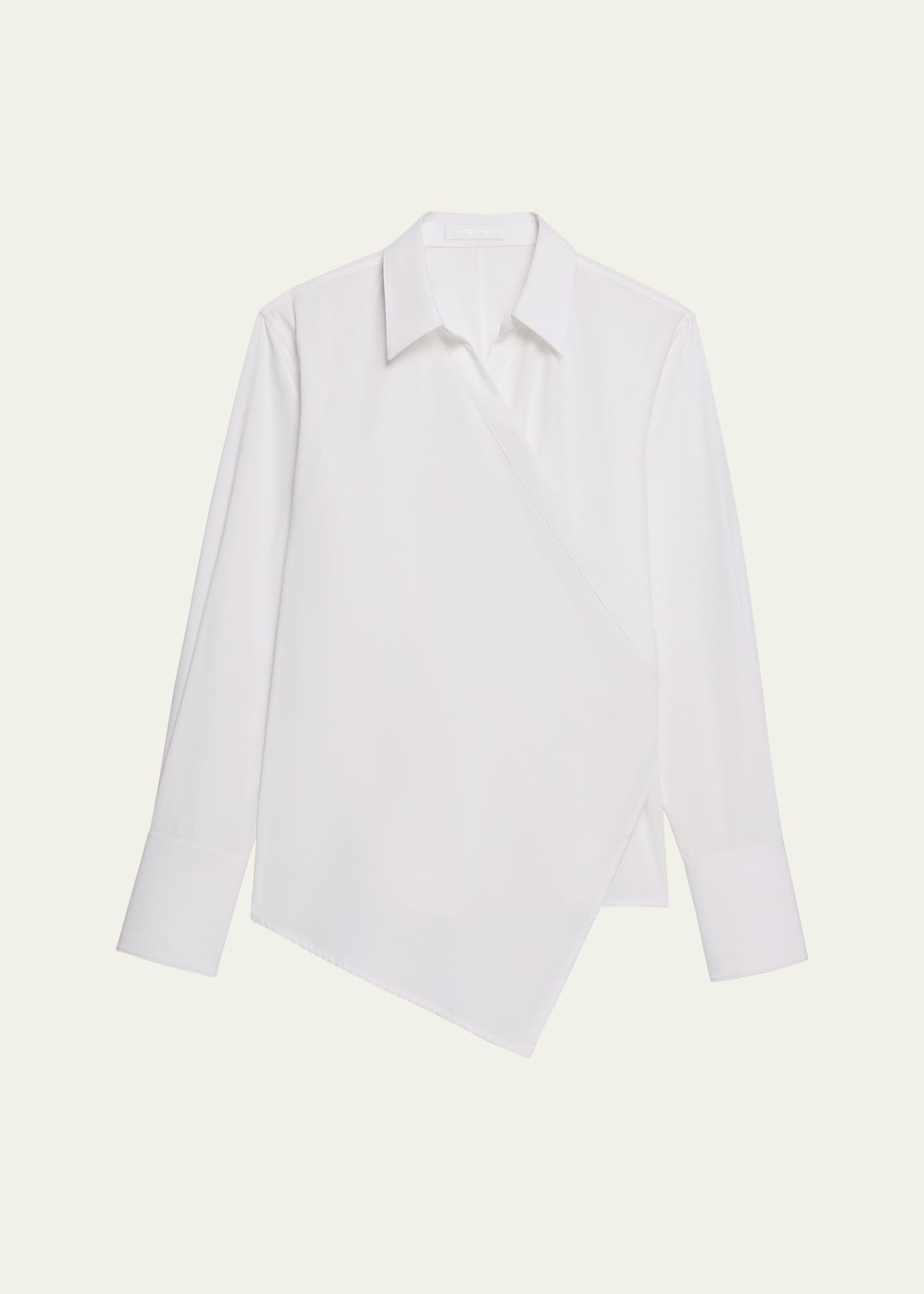 Long-Sleeve Wrap Shirt - 1