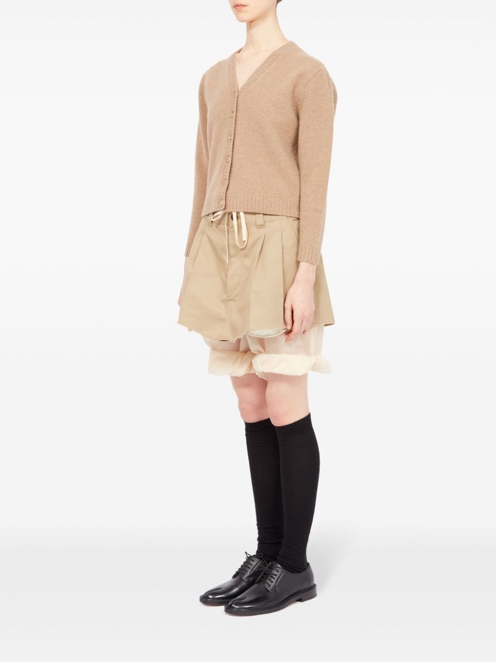 V-neck wool cardigan - 6