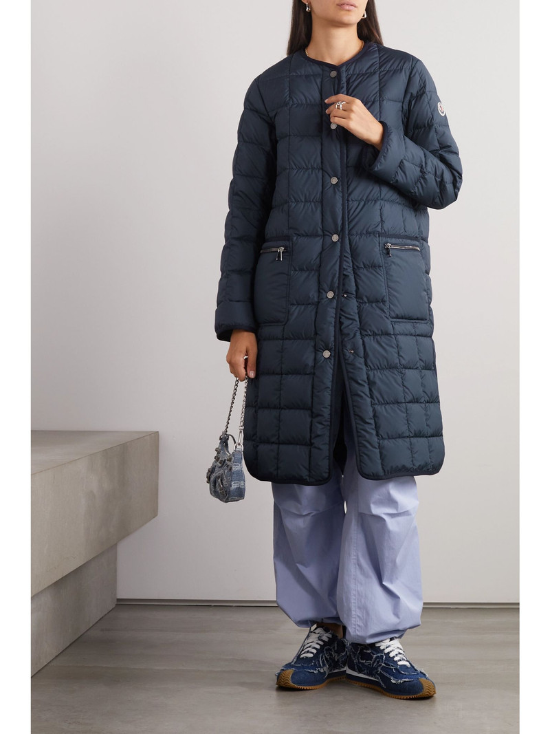 Moncler Faisan convertible quilted shell down coat Navy outlook