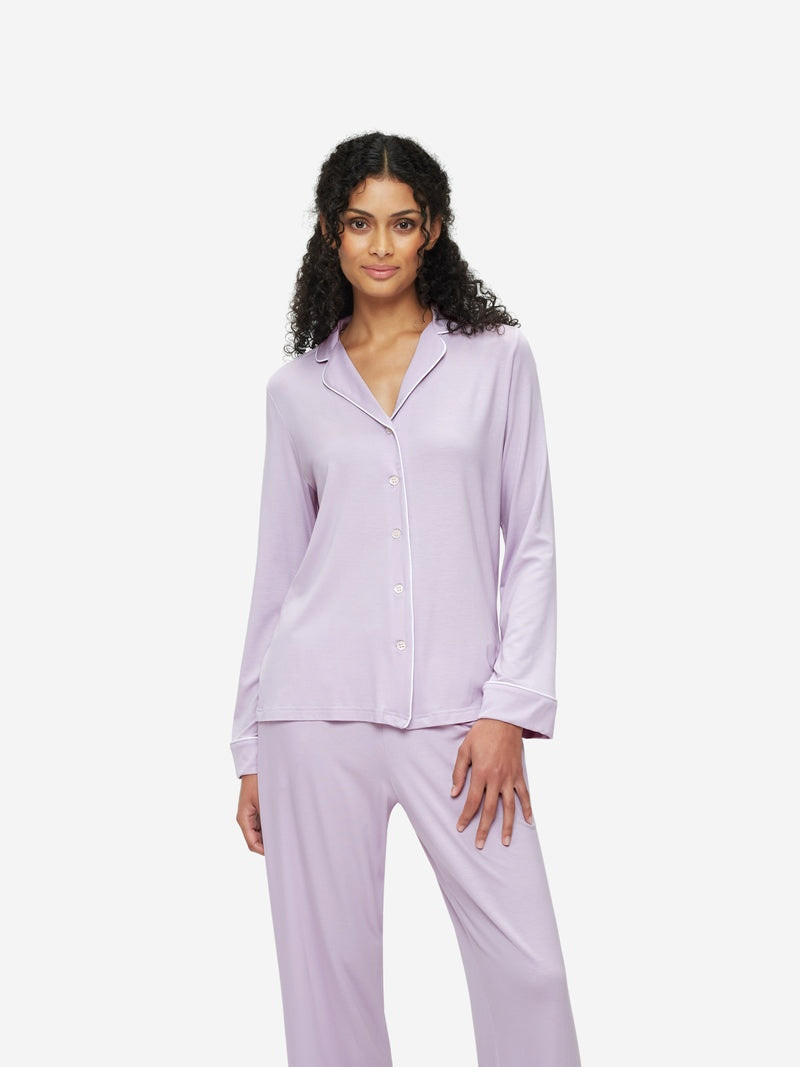Women's Pyjamas Lara Micro Modal Stretch Lilac 4