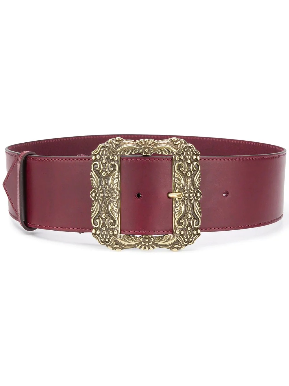 square oversized buckle belt - 1