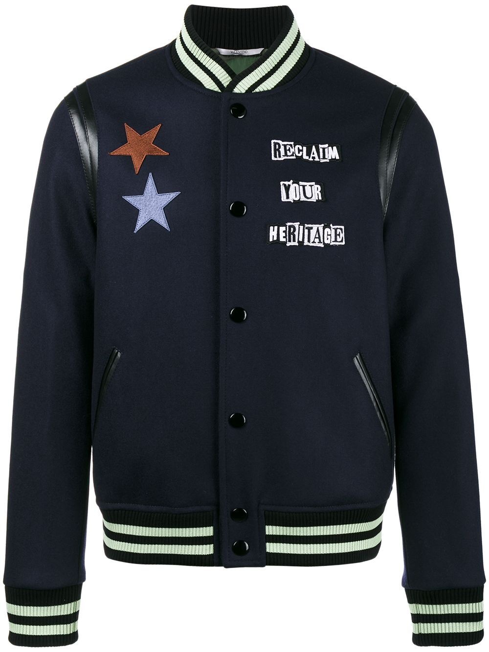 printed bomber jacket - 1