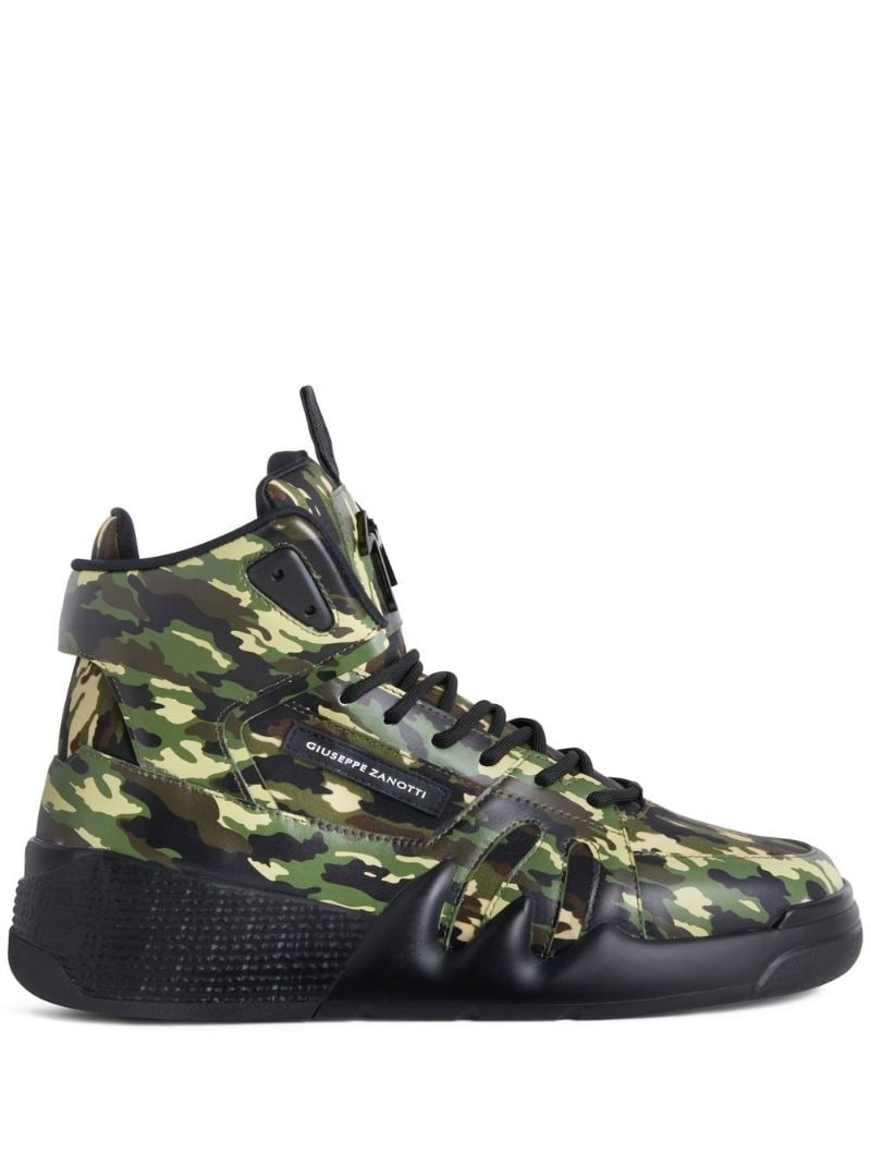 Talon camouflage high-top sneakers - 1