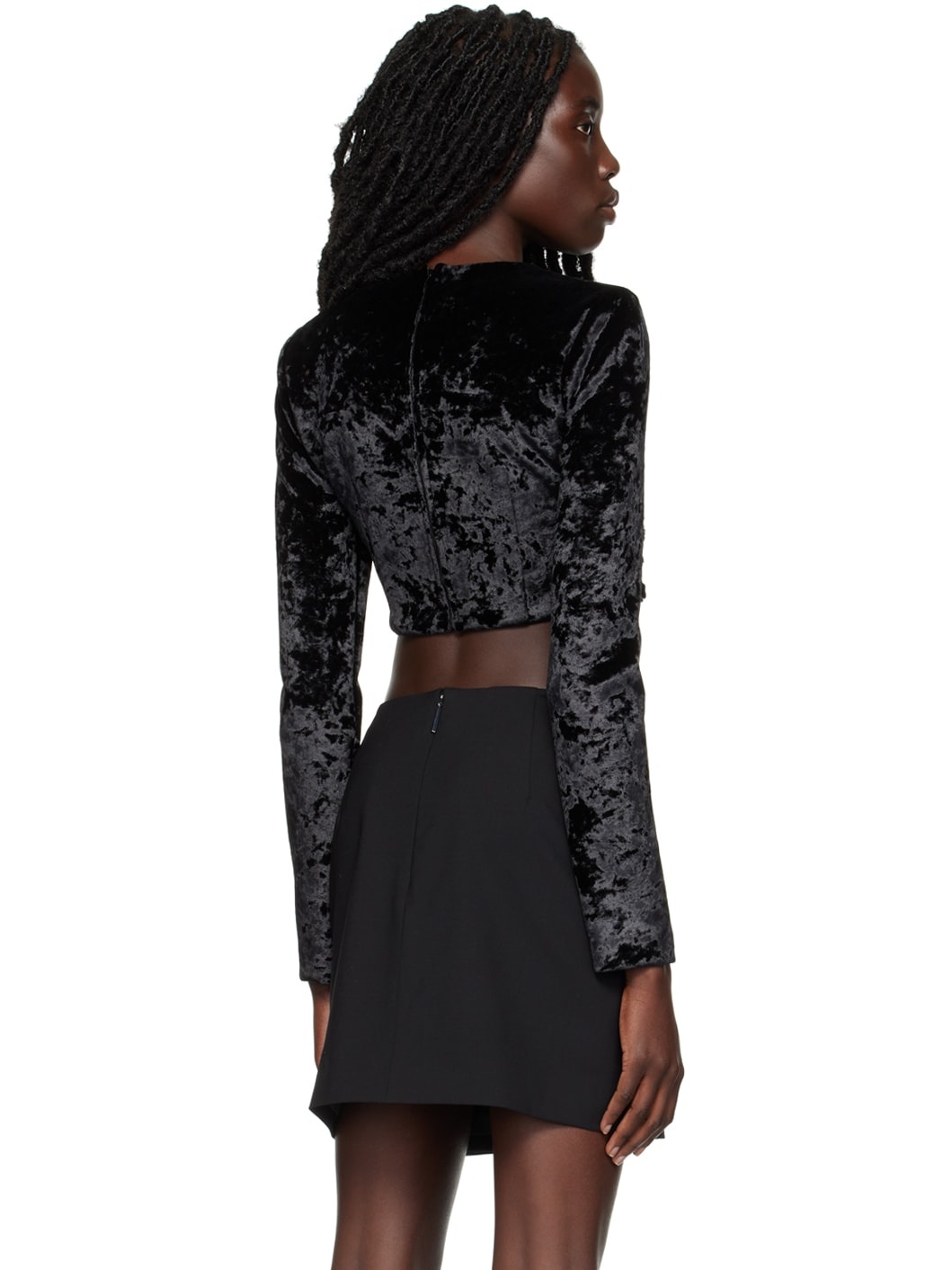 Black Twist Blouse - 3