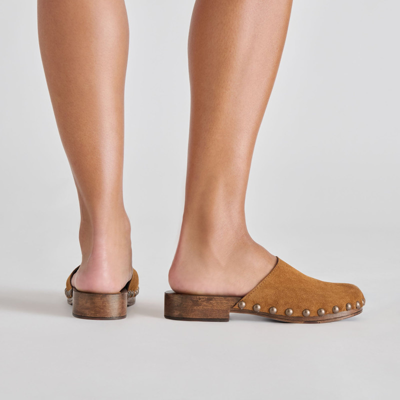ALANIS FLATS CHESTNUT SUEDE 4