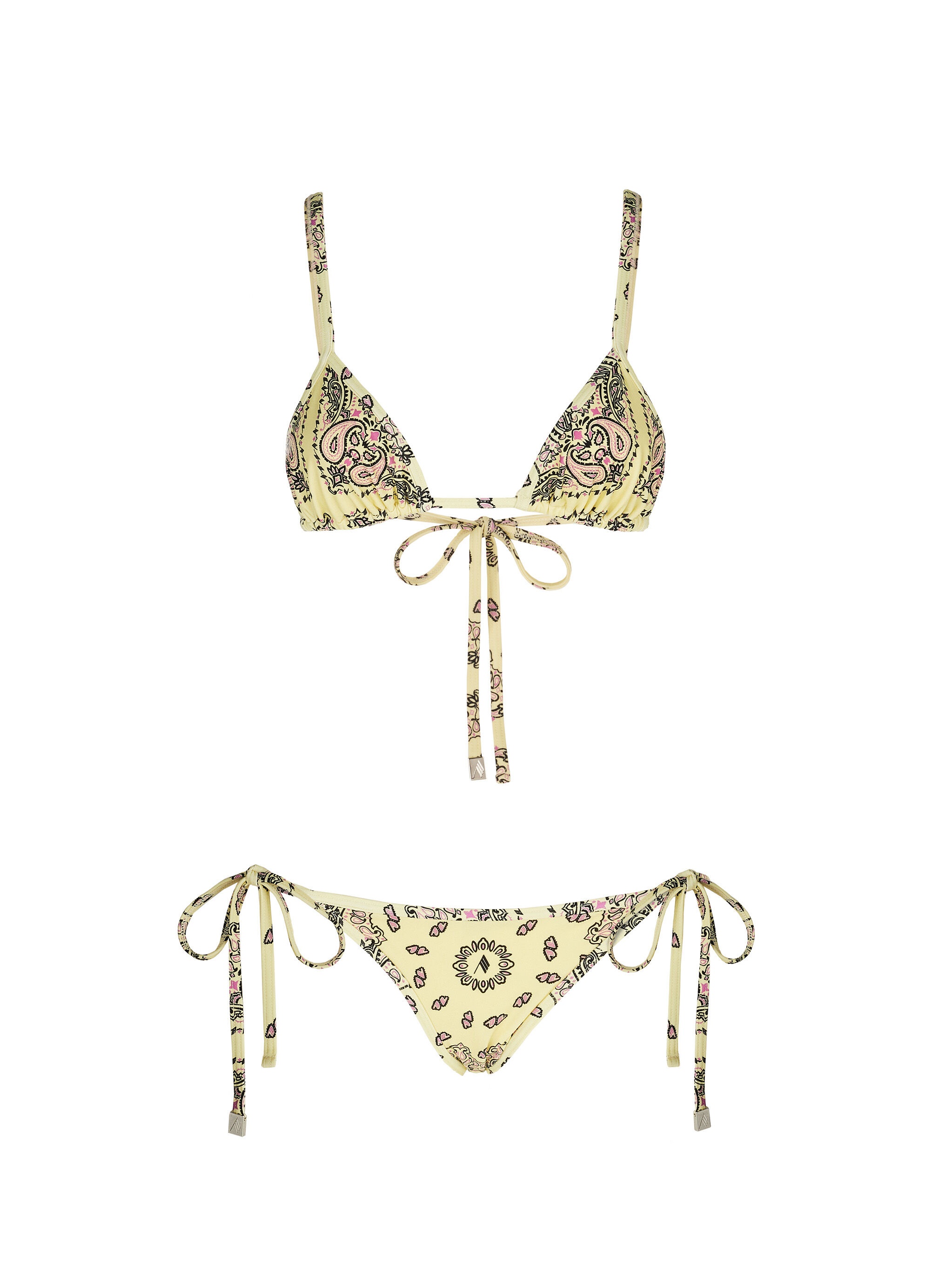 BANANA, BLACK AND FUCHSIA BIKINI - 1