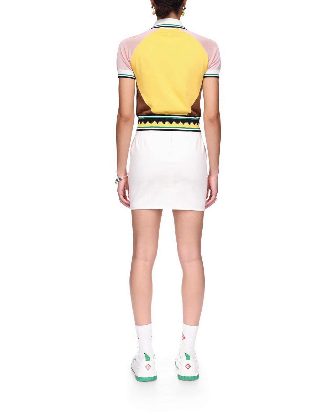 Graphic Panelled Polo - 4