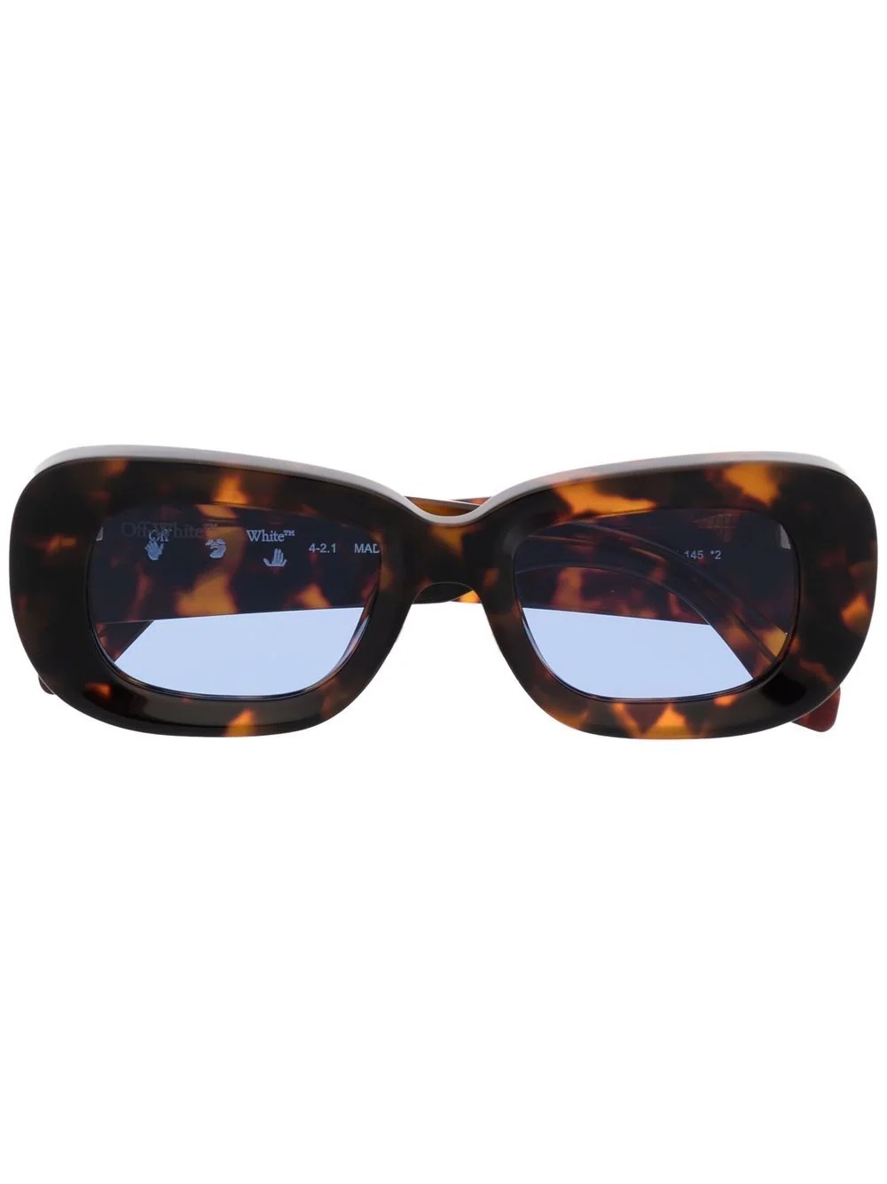 Carrarra tortoiseshell round-frame sunglasses - 1