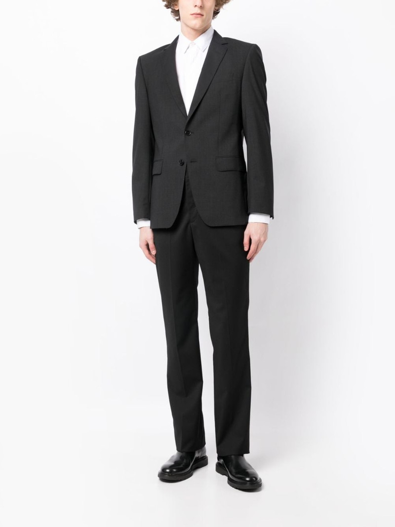 BOSS single-breasted stretch-wool blazer outlook